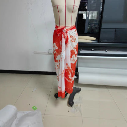 Women's Beach Vacation Bottoming Long Dress
