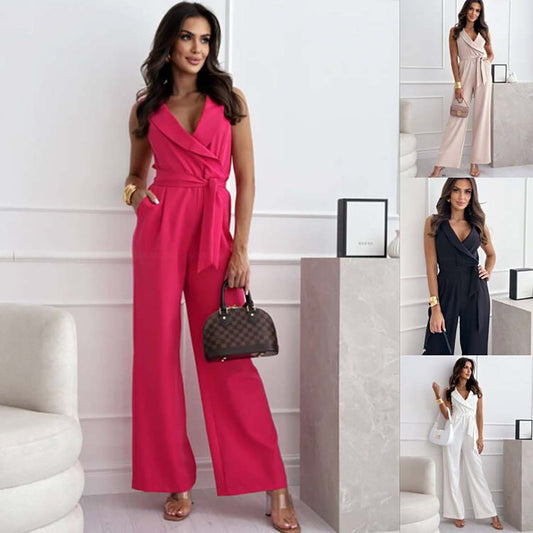 Ladies elegant Sleeveless Jumpsuit