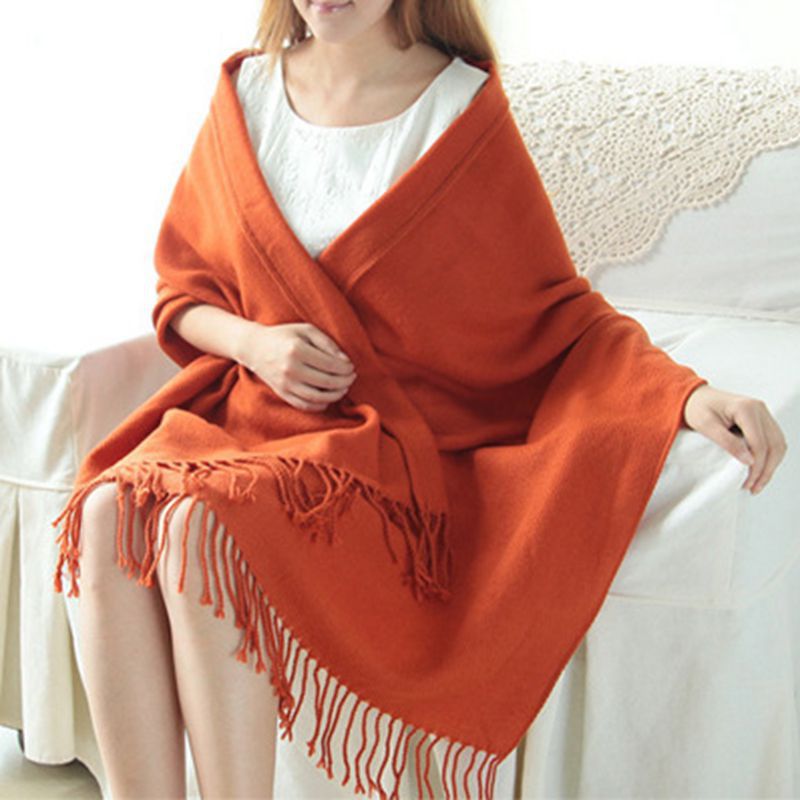 Women's Cashmere-like Plaid Scarf