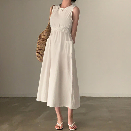Women's Pocket Sleeveless Dress