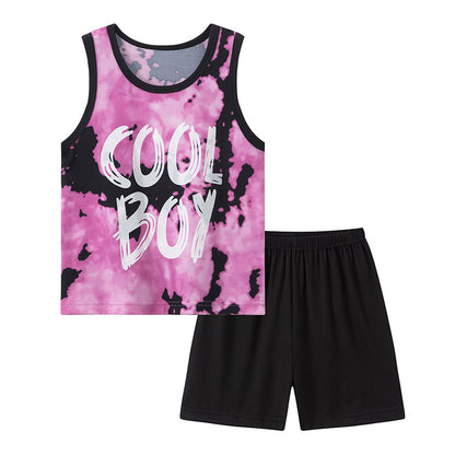 Printed  Boys And Girls Casual Sets