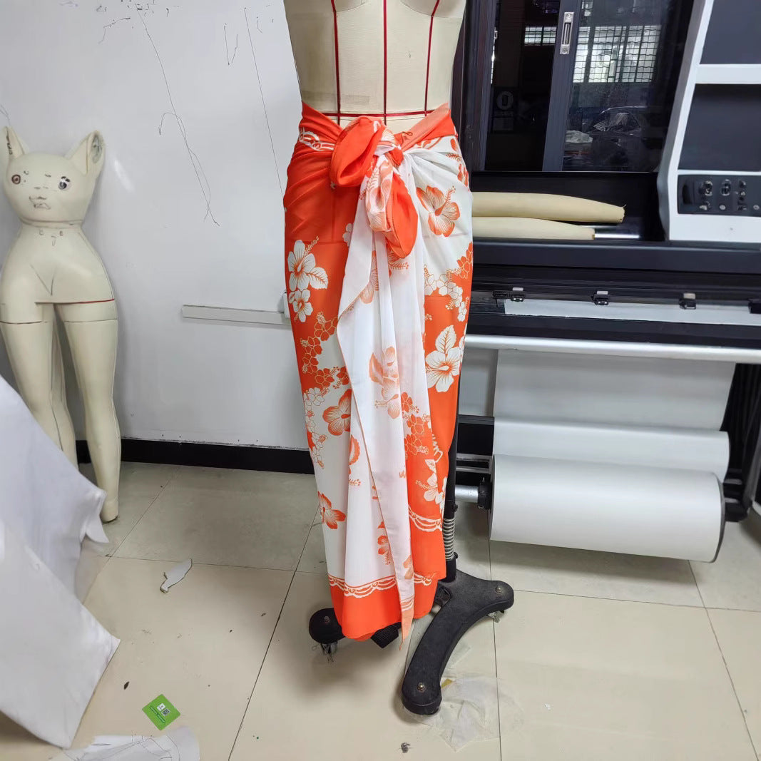 Women's Beach Vacation Bottoming Long Dress