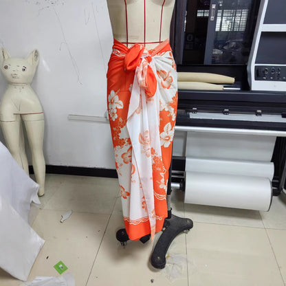 Women's Beach Vacation Bottoming Long Dress