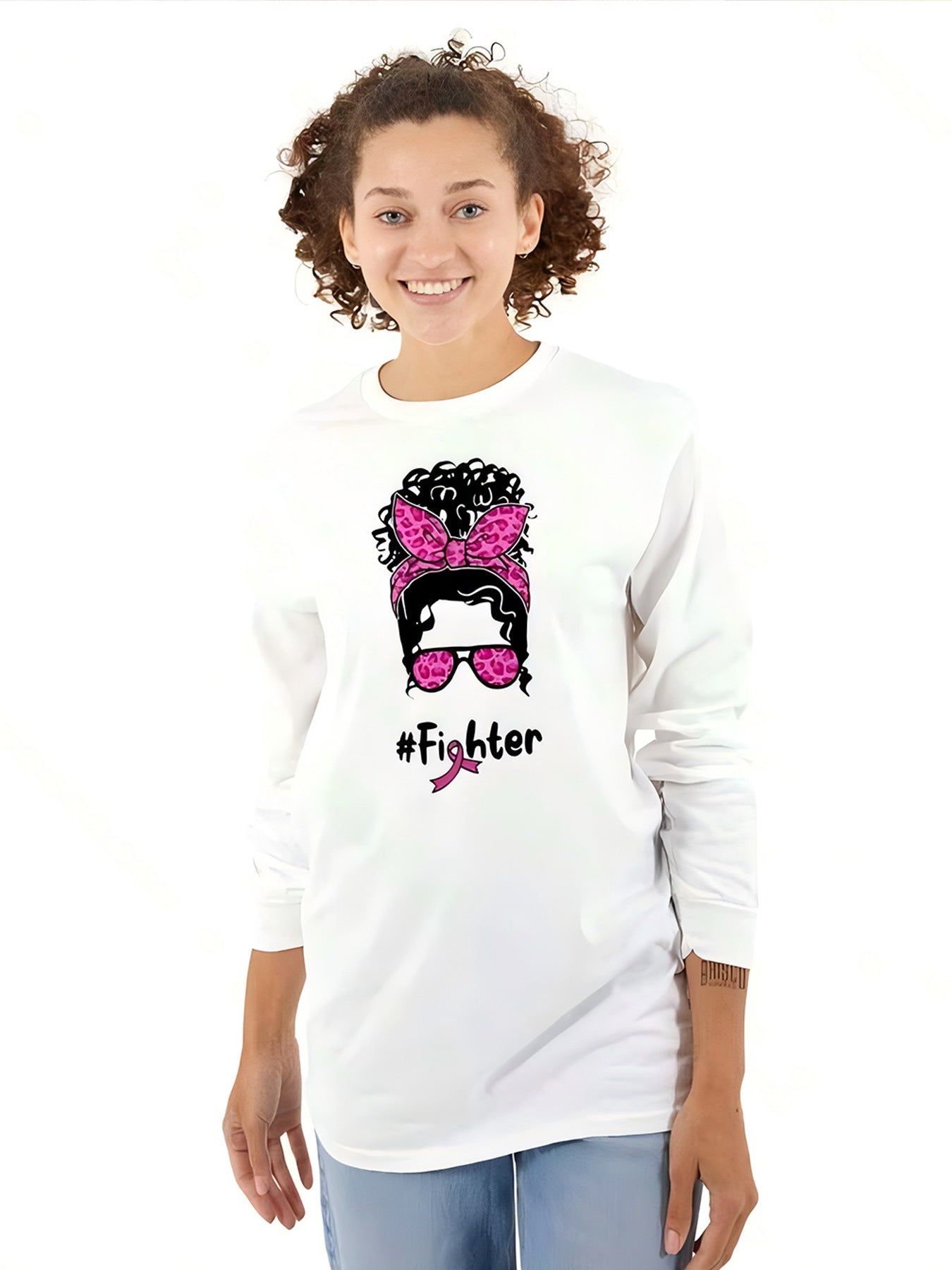 Women's Long Sleeved Versatile Round Neck