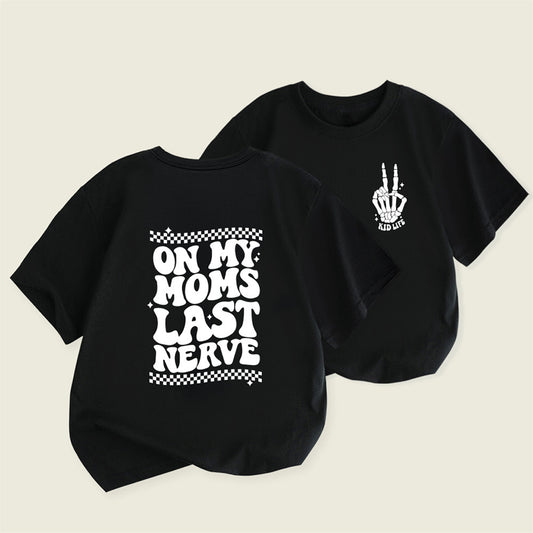 Casual Round Neck Children T-shirt