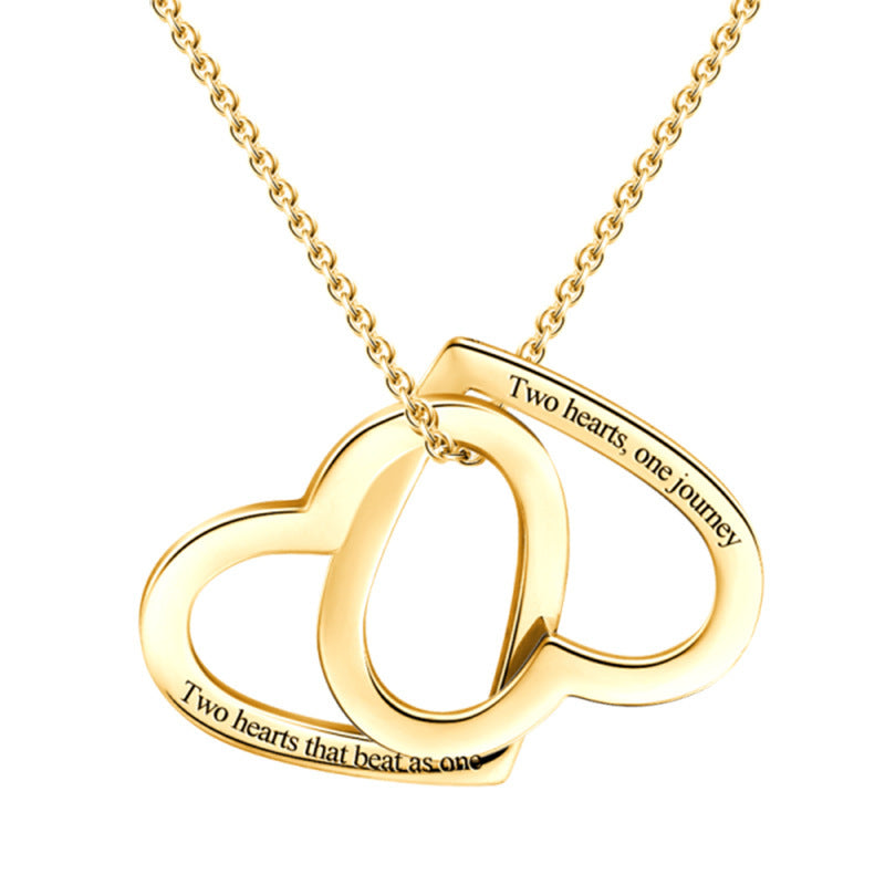 Double Heart Necklace
