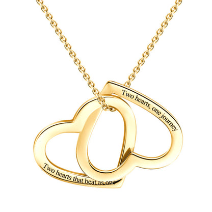 Double Heart Necklace