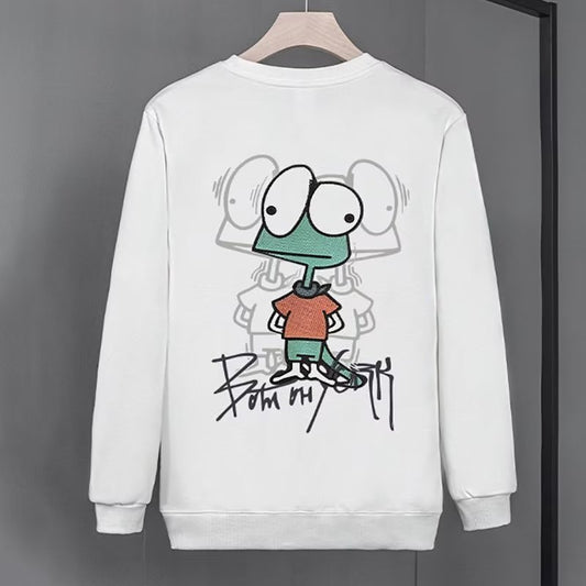 Long Sleeve cartoon print Sweater