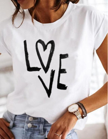 Women's Casual Round Neck Short Sleeves