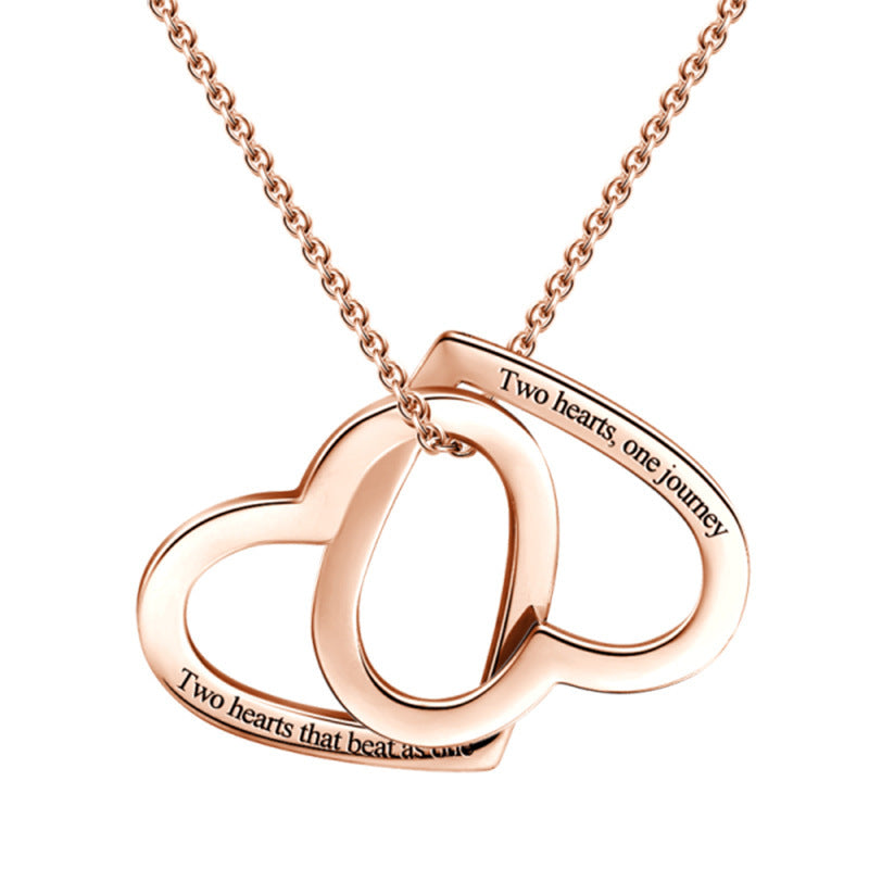 Double Heart Necklace