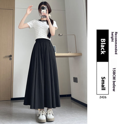 High Waist Slimming Pleated Dress