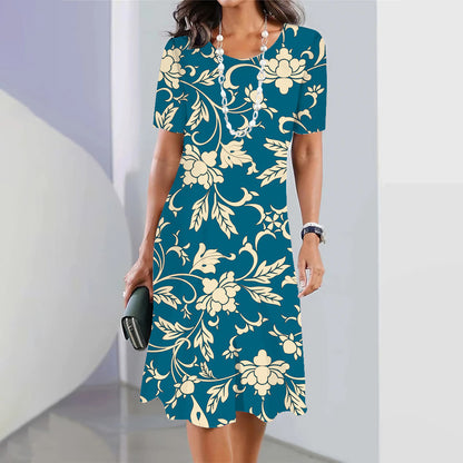Round Neck Fashion Dress