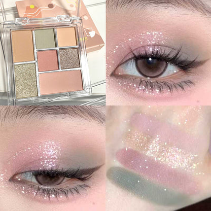 Seven-color Eye Shadow Plate