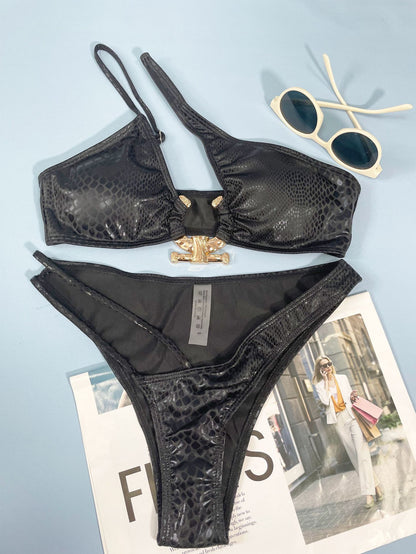 Women Bikini Serpentine Pattern