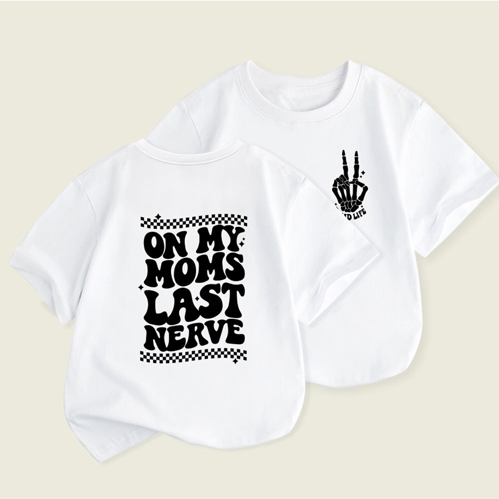 Casual Round Neck Children T-shirt