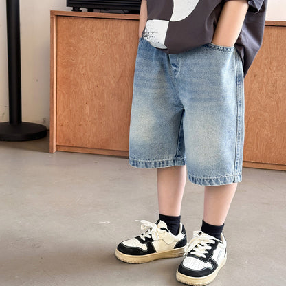 Boy's Denim Shorts Summer Five Points