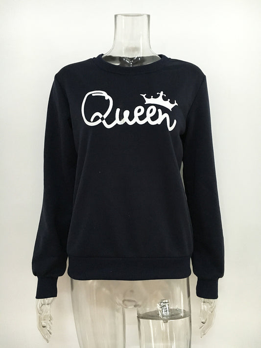 Women's Long Sleeve Round-neck Sweater