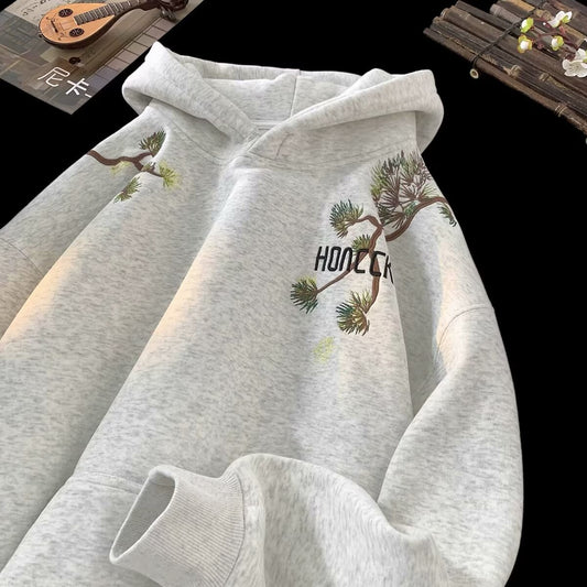 Gray Hooded Sweater