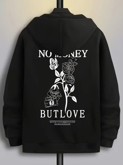 Casual Fleece-lined Hoodie