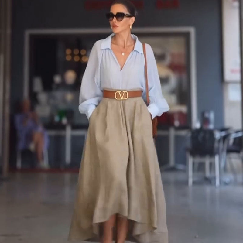 Fashion All-matching Temperament Skirt