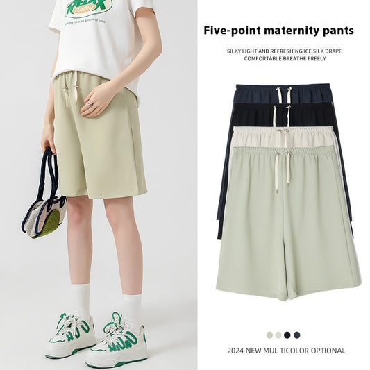 Pregnant Women's Cropped Shorts