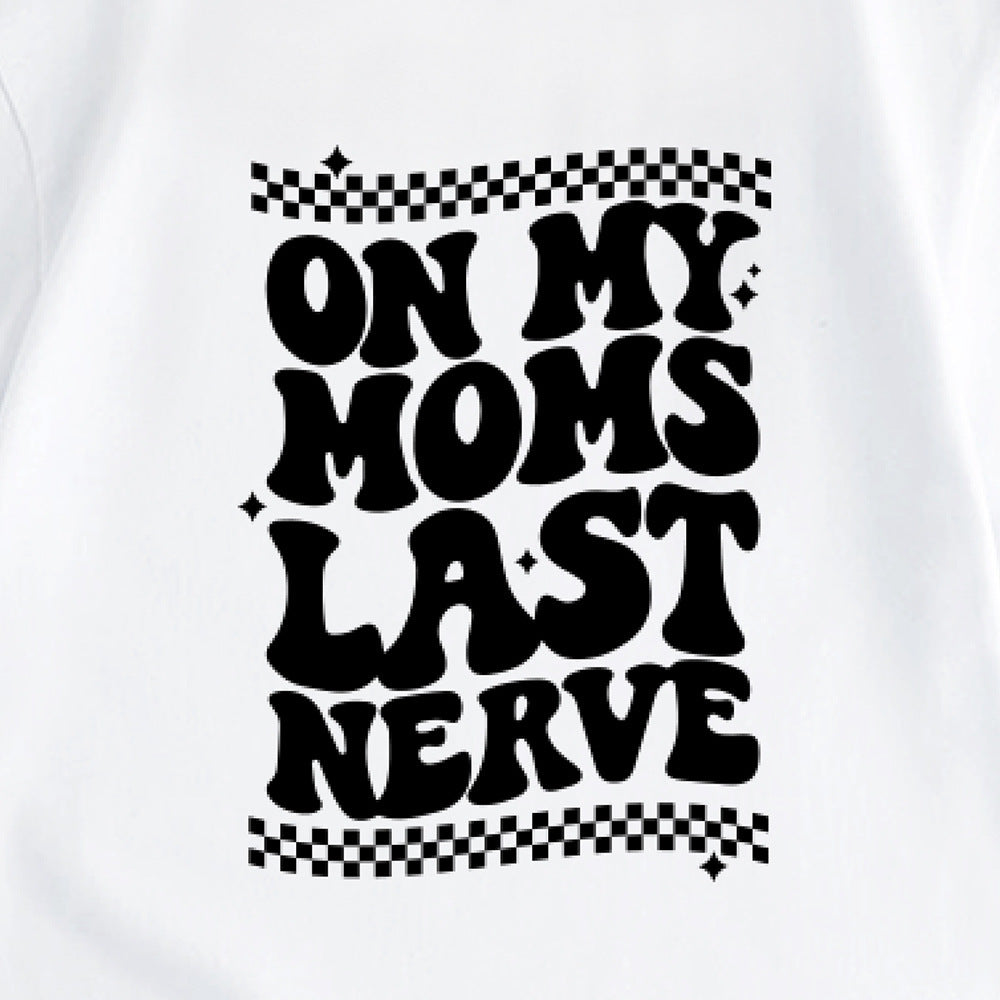 Casual Round Neck Children T-shirt
