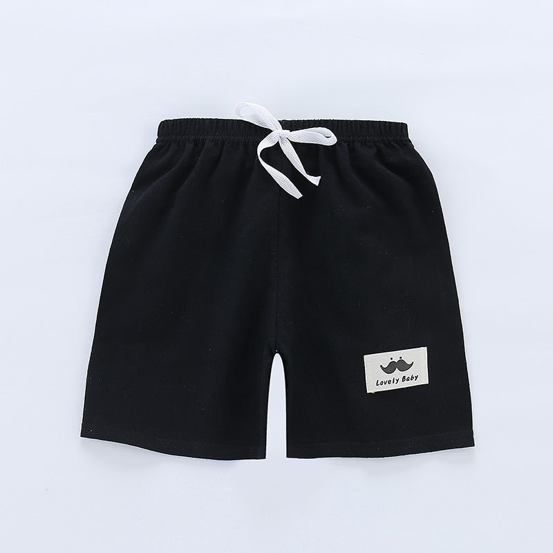 Children's Summer Thin Beach Slub Cotton Shorts